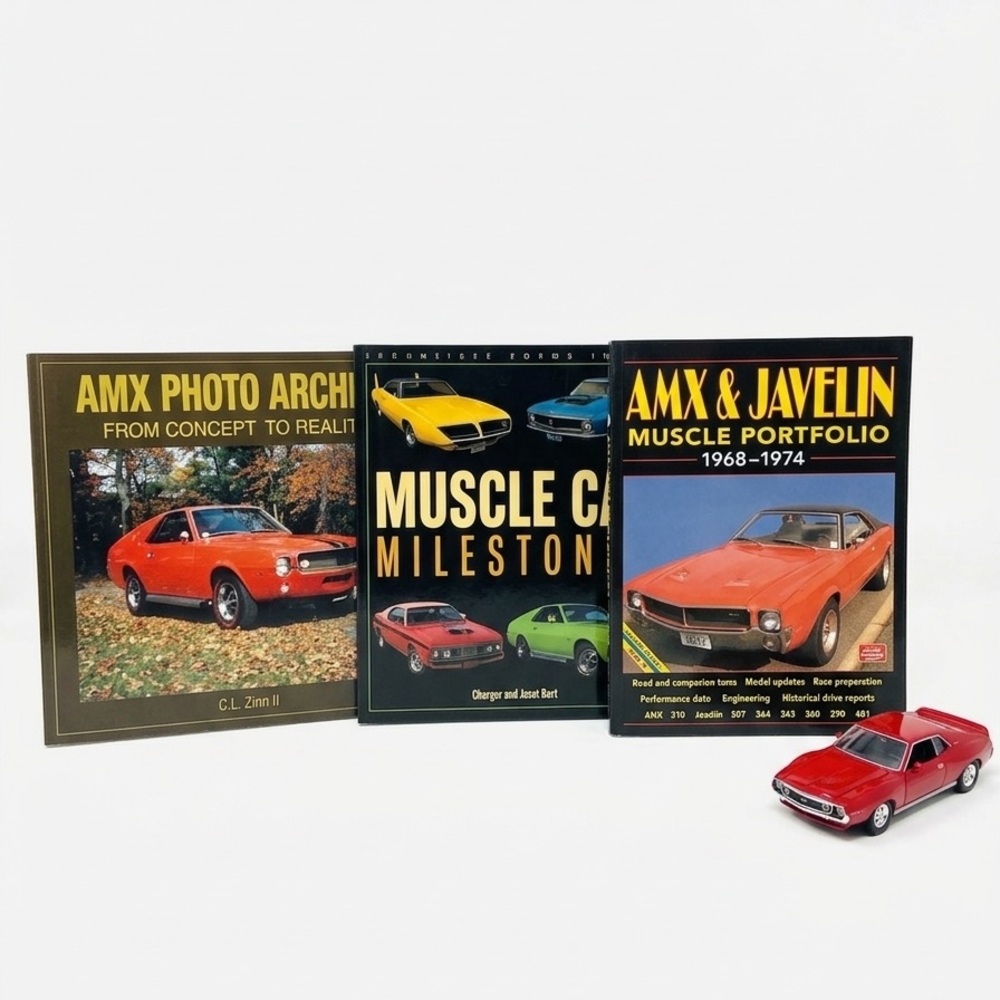 Vintage AMX Concept to Reality Books Lot of 3-Father's Day Gift
